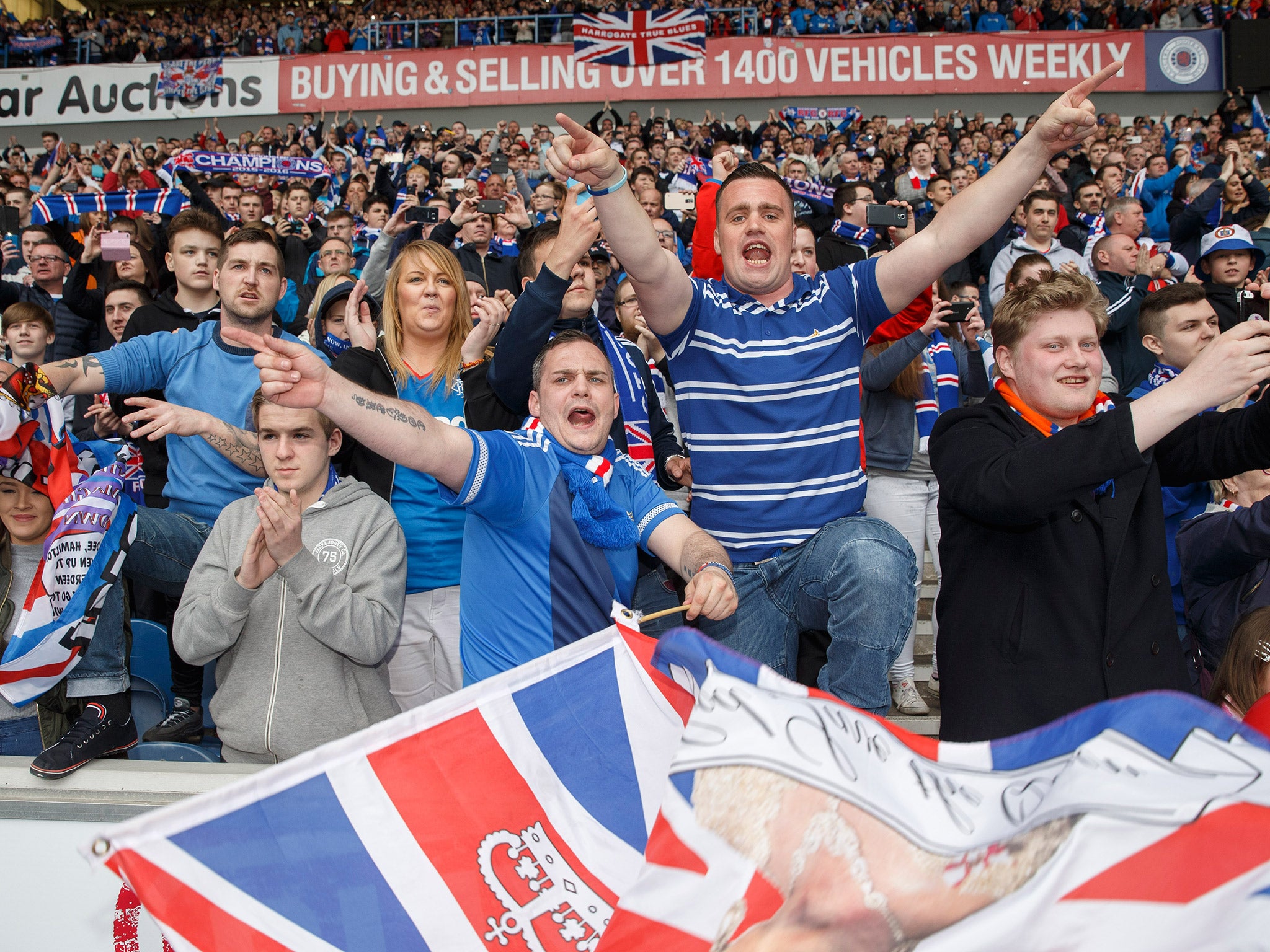 Rangers are leading a campaign to stop the word 'hun' being used as a derogatory slur towards Protestants