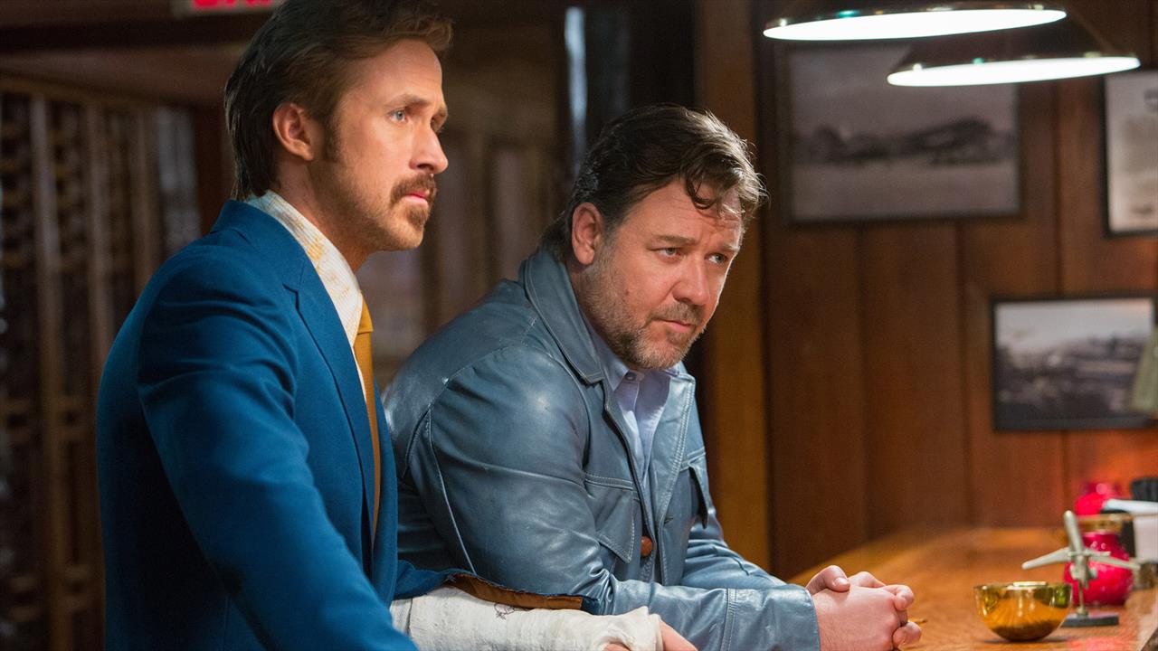 Ryan Gosling and Russell Crowe in ‘The Nice Guys’