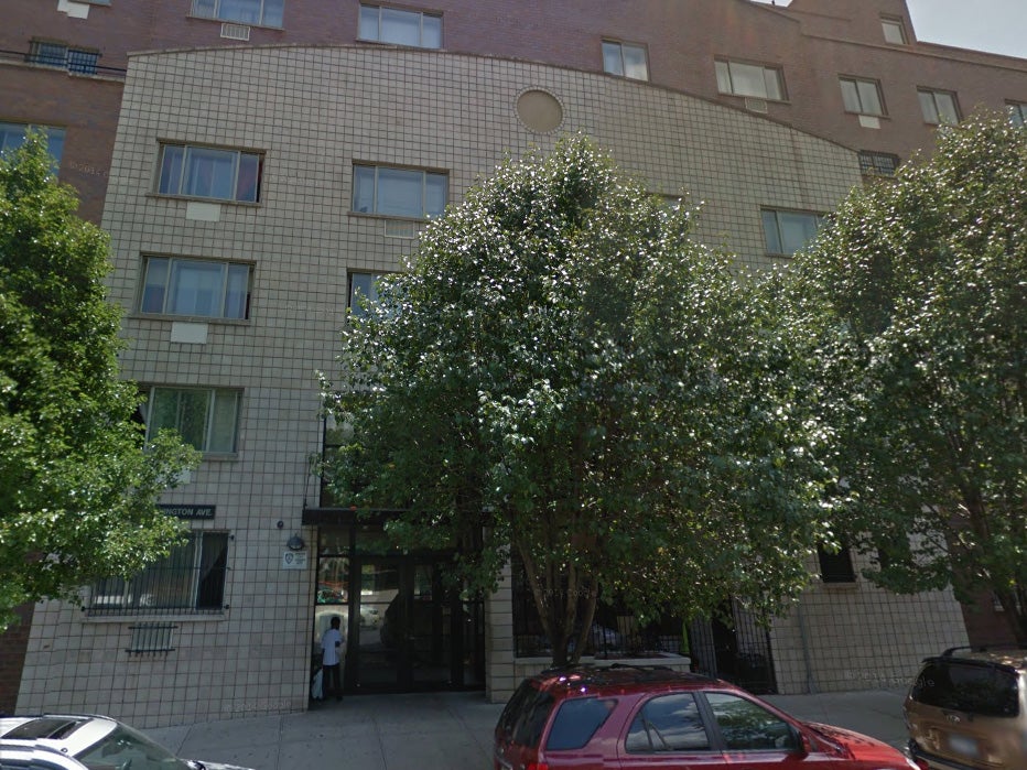 The Bronx apartment block where the attack happened
