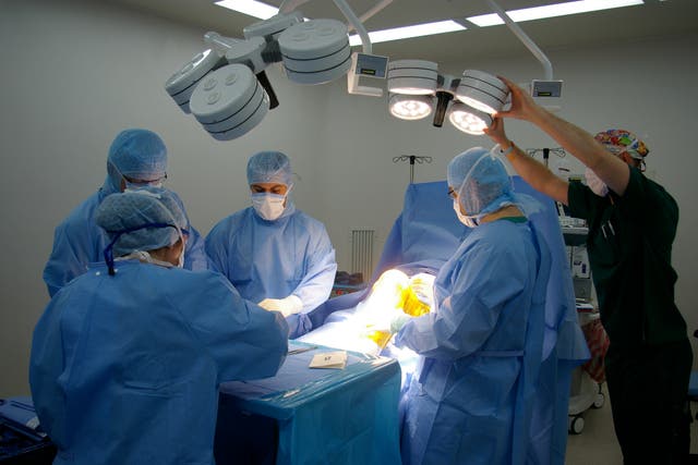 Newcastle Gateshead Medical Volunteers working in surgery in Kurdistan