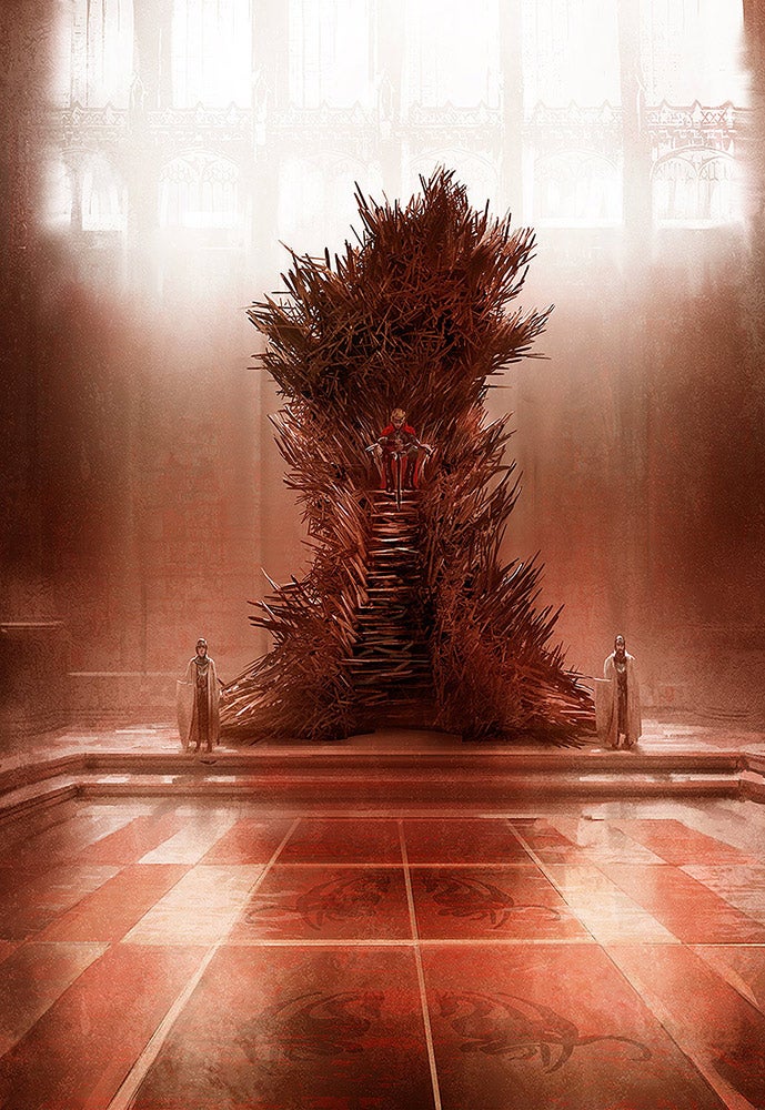Game Of Thrones The Real Iron Throne As George Rr Martin