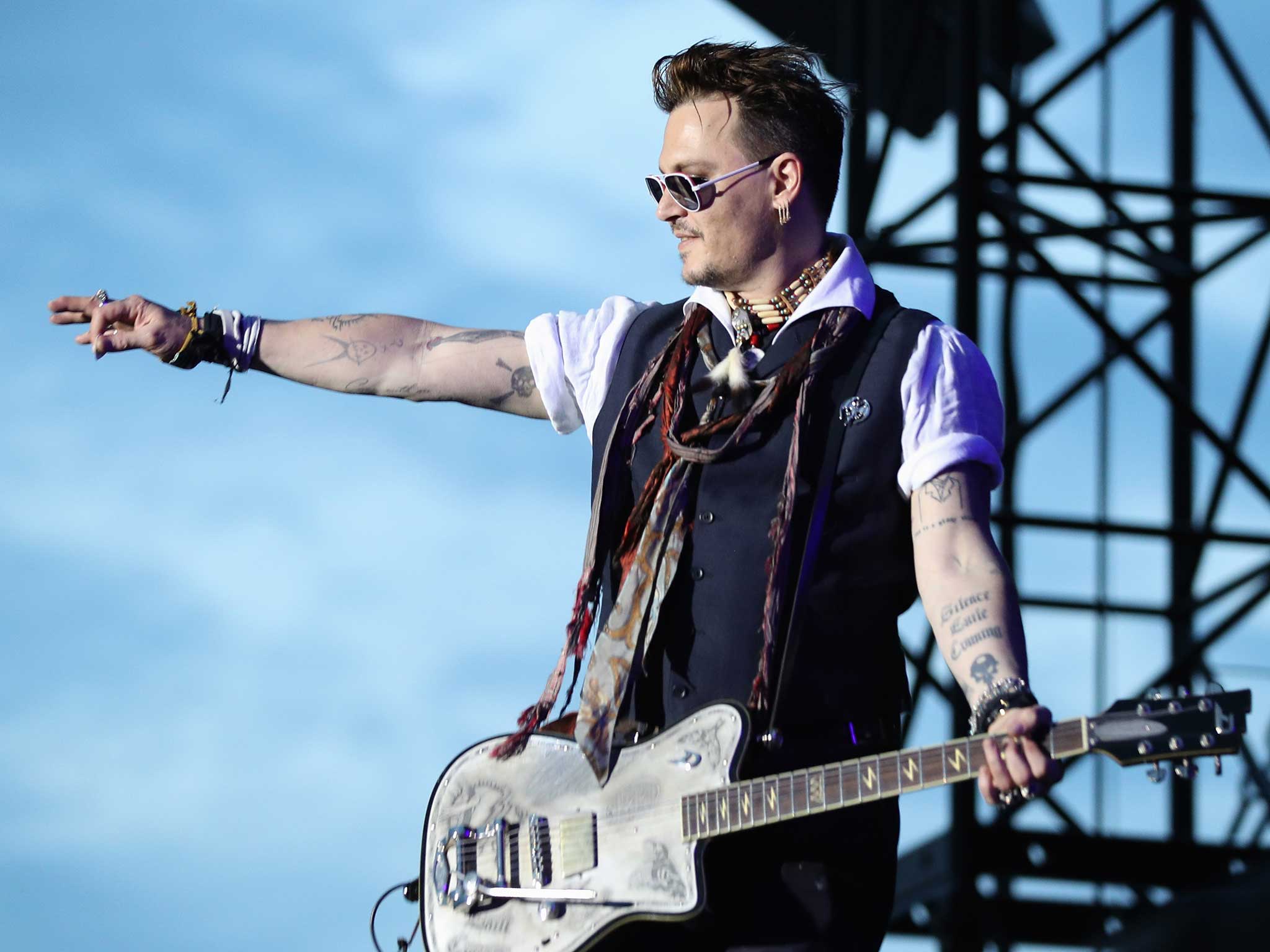 Image result for Johnny Depp guitars