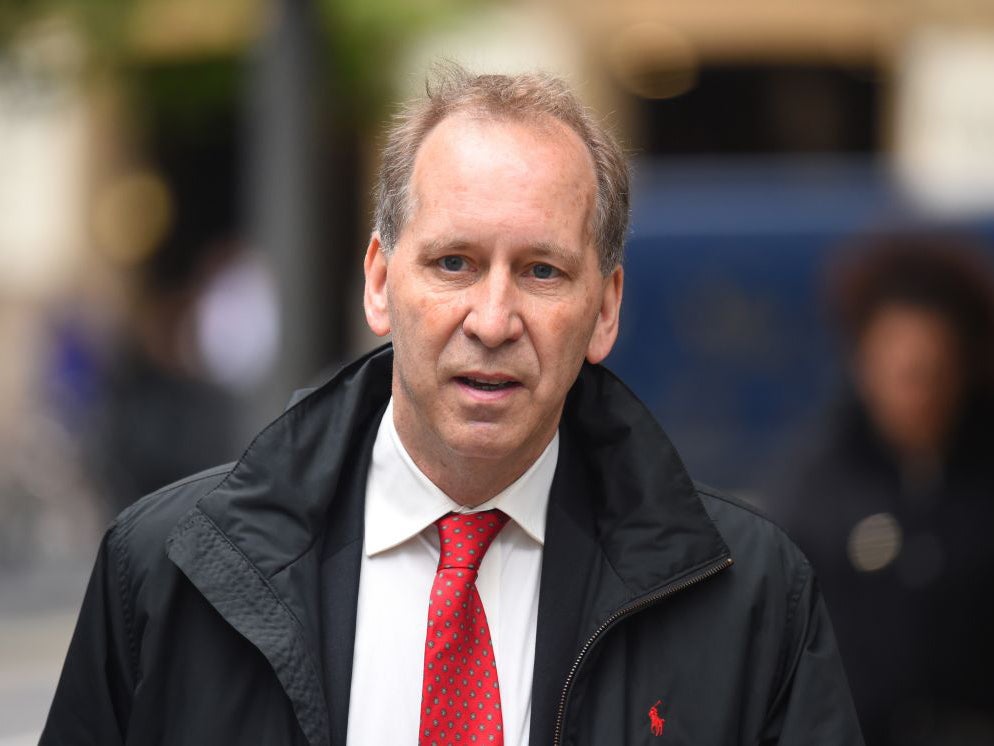 Patrick Rock arrives at Southwark Crown Court in London, where the former aide to Prime Minister David Cameron denies 20 charges of making an indecent photograph of a child