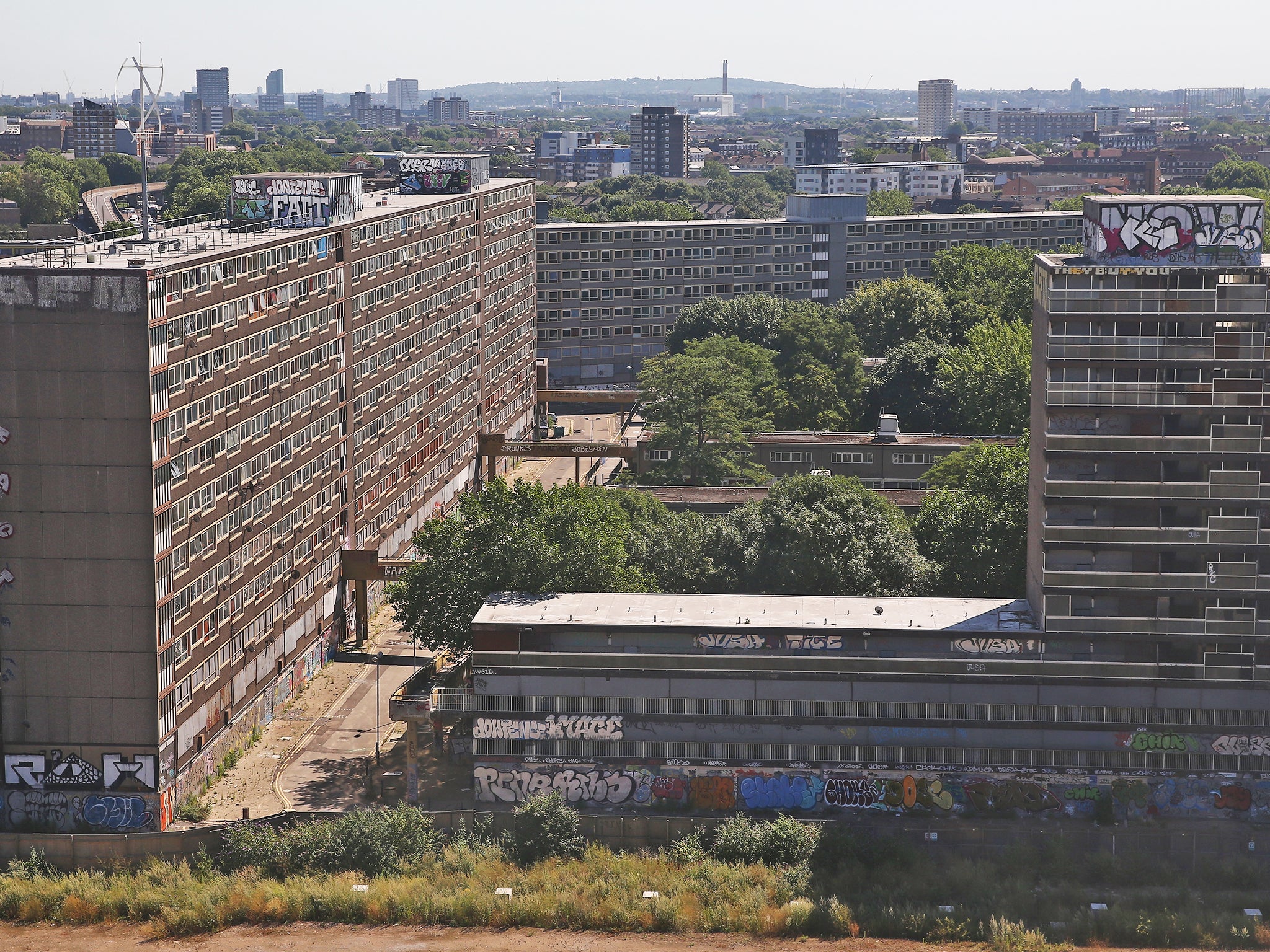 The Heygate Estate in 2013