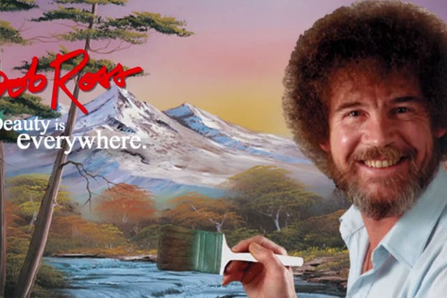 Bob Ross filmed Beauty is Everywhere a few years before his death from lymphoma in 1995