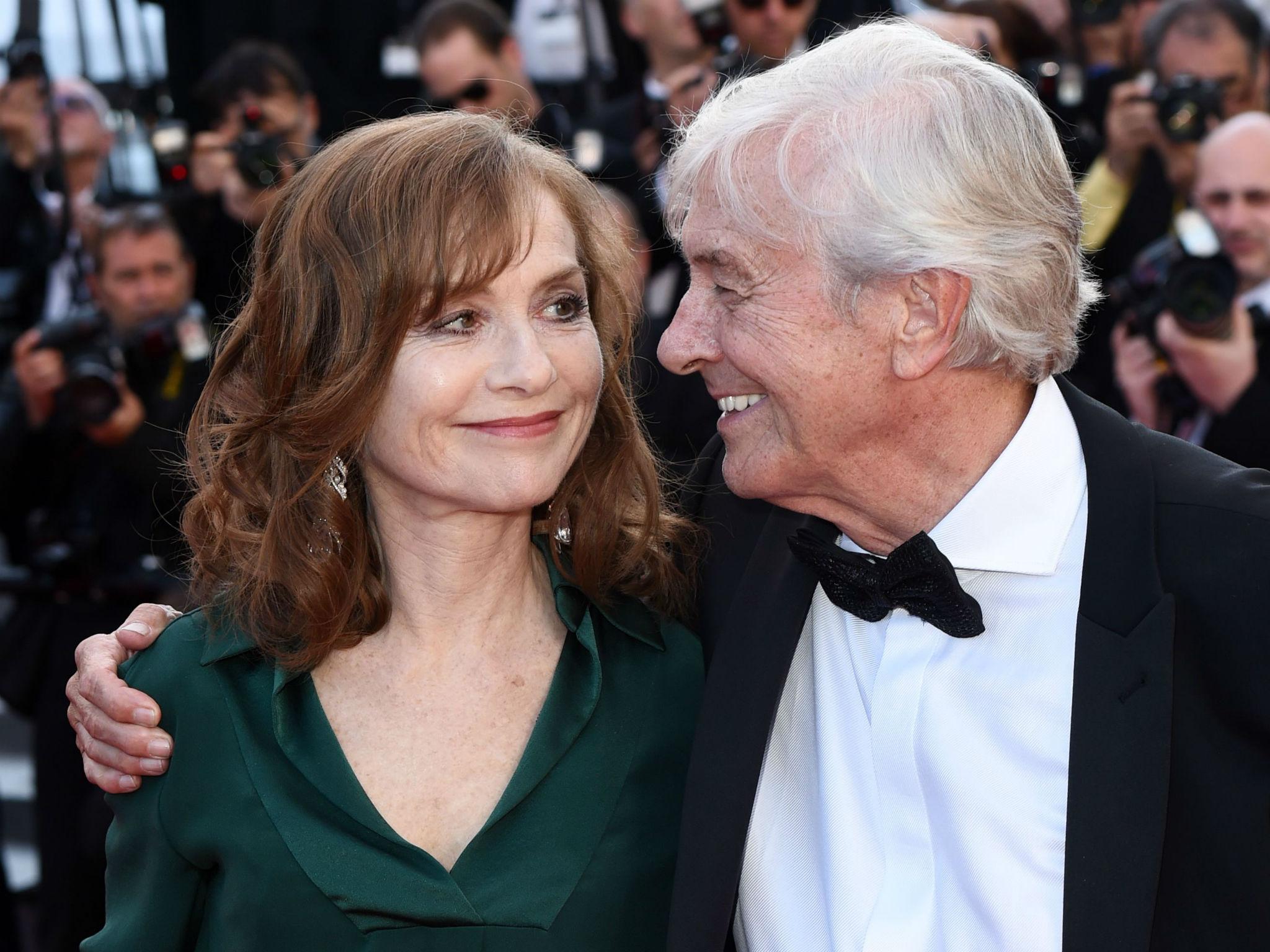 Verhoeven (right) has described Huppert (left) as the best actress he's ever worked with (Rex)