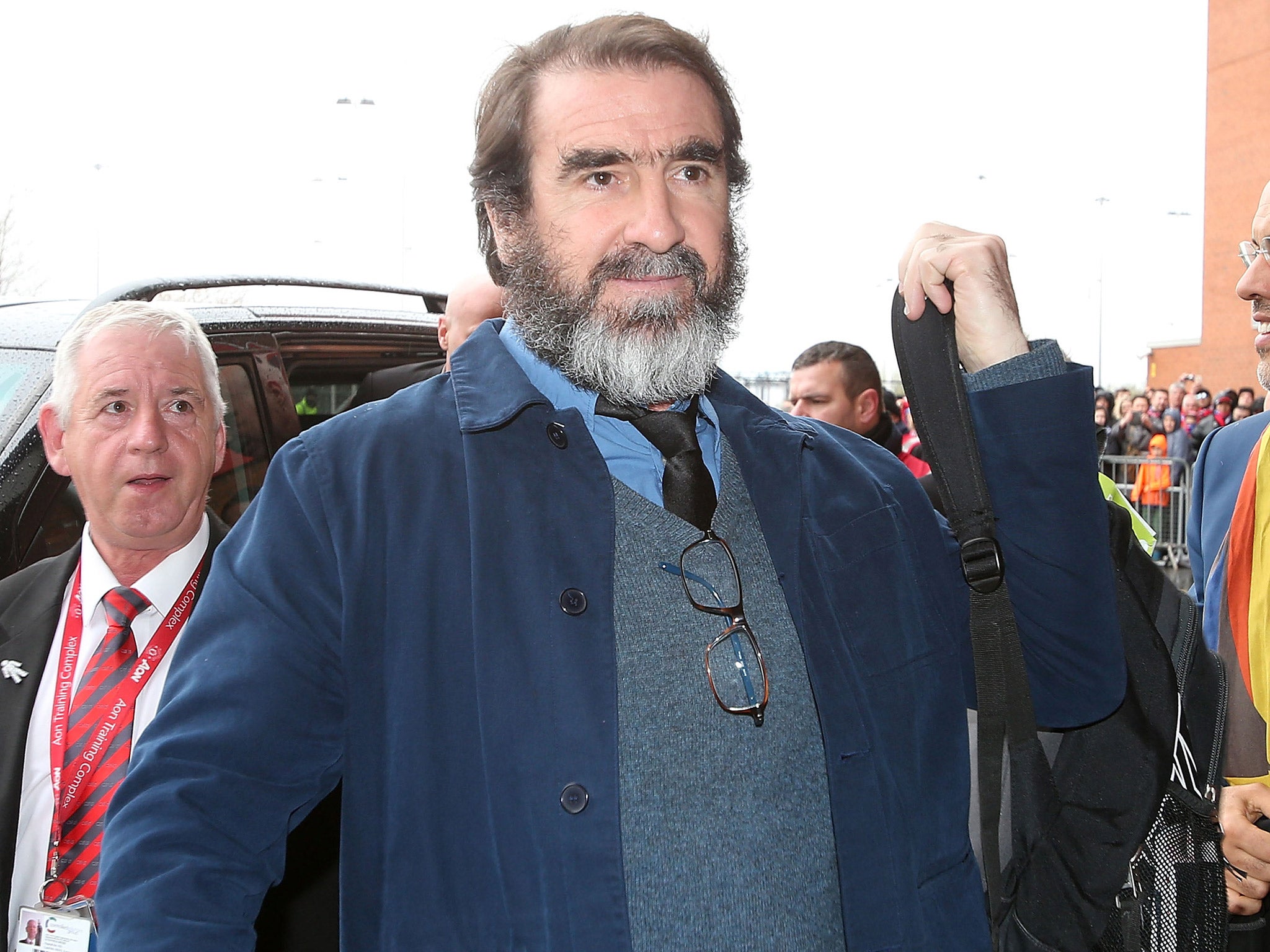 Eric Cantona at Old Trafford this season