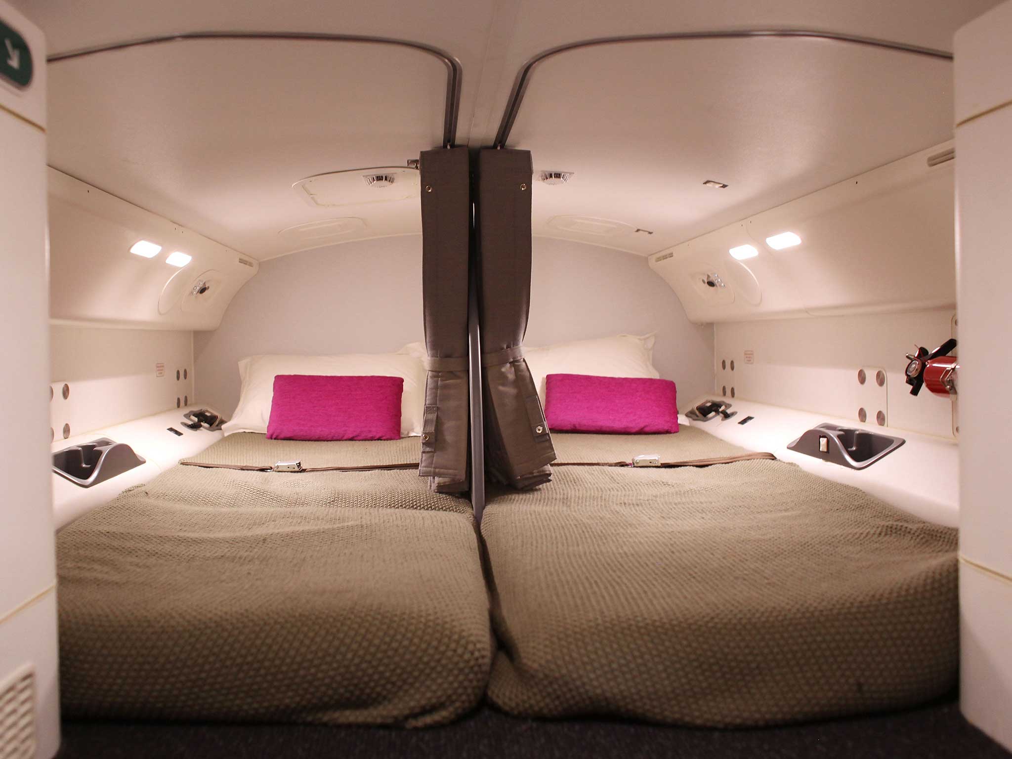Inside Planes Secret Bedrooms Where Cabin Crew Go To Rest