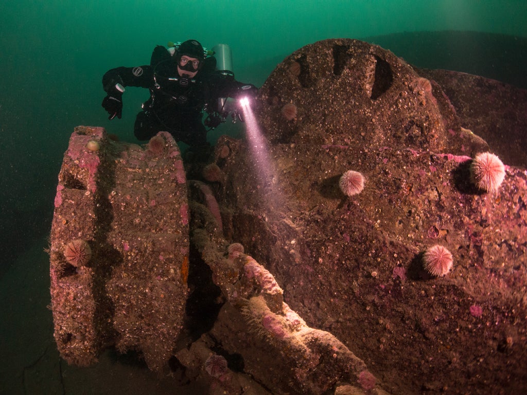 The wreck of the SMS Karlsruhe (Kieran Hatton)