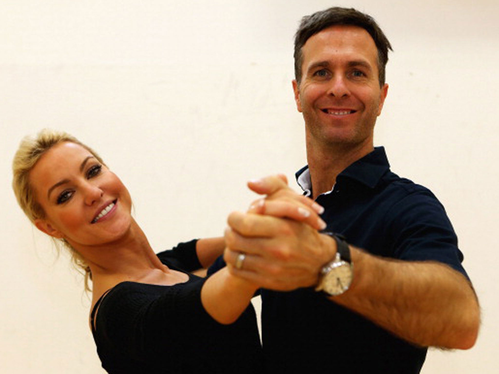 Former England captain Michael Vaughan might be interested in Essex's movie nights offering this summer, given his Strictly history (Getty)
