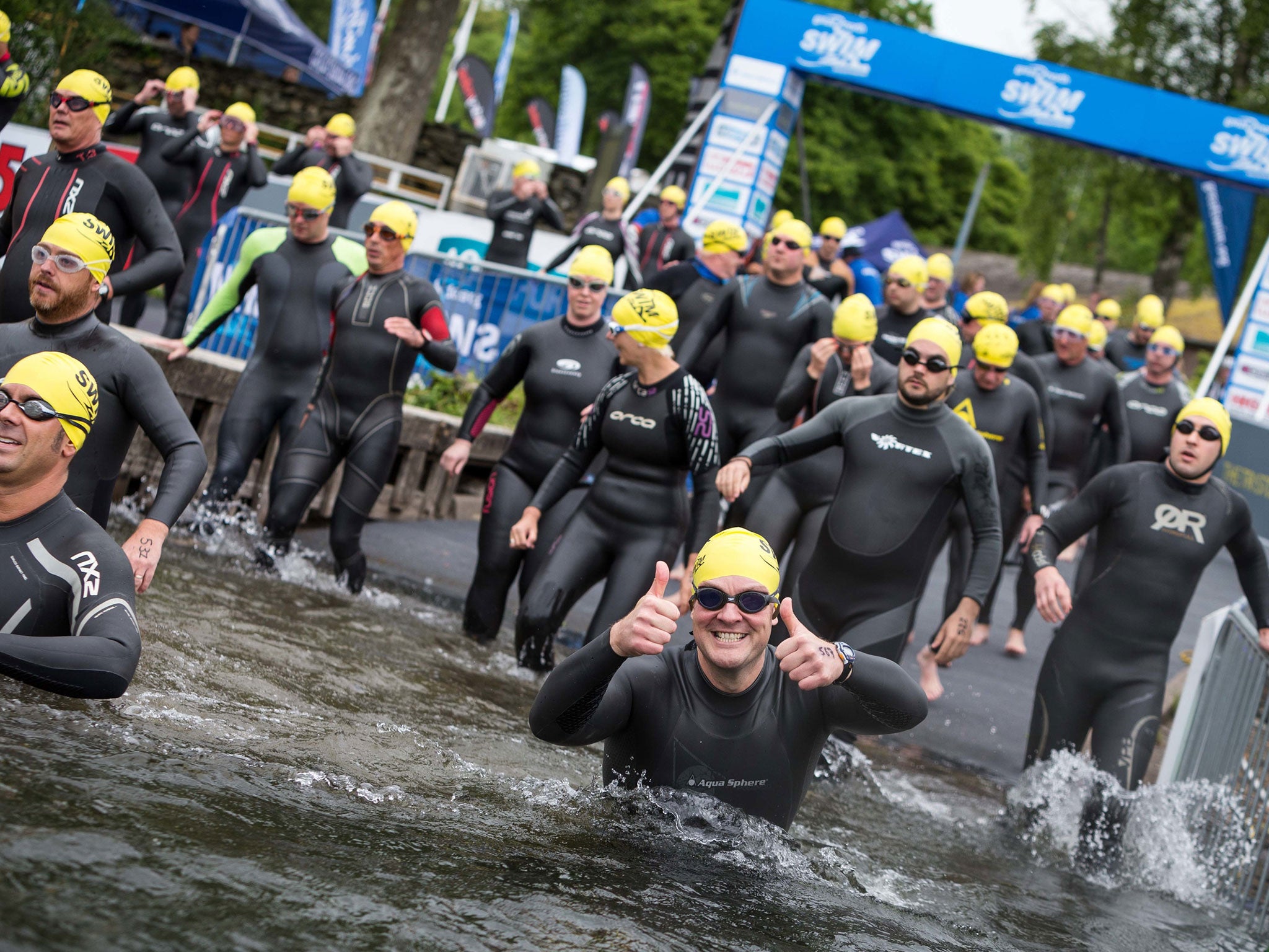 Great North Swim 2015 at Windermere in the Lake District