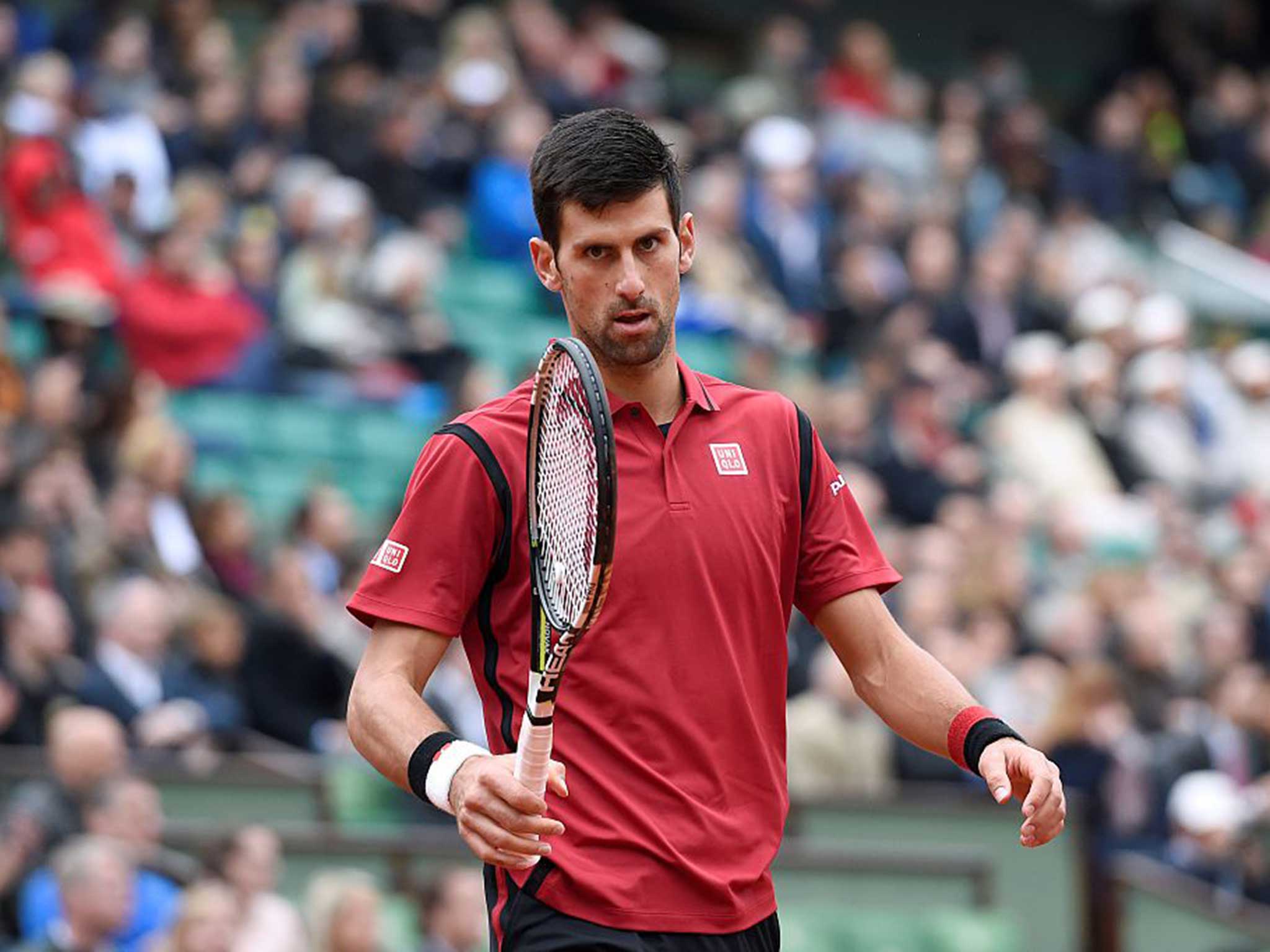 Novak Djokovic squeezed into the French Open semi-finals