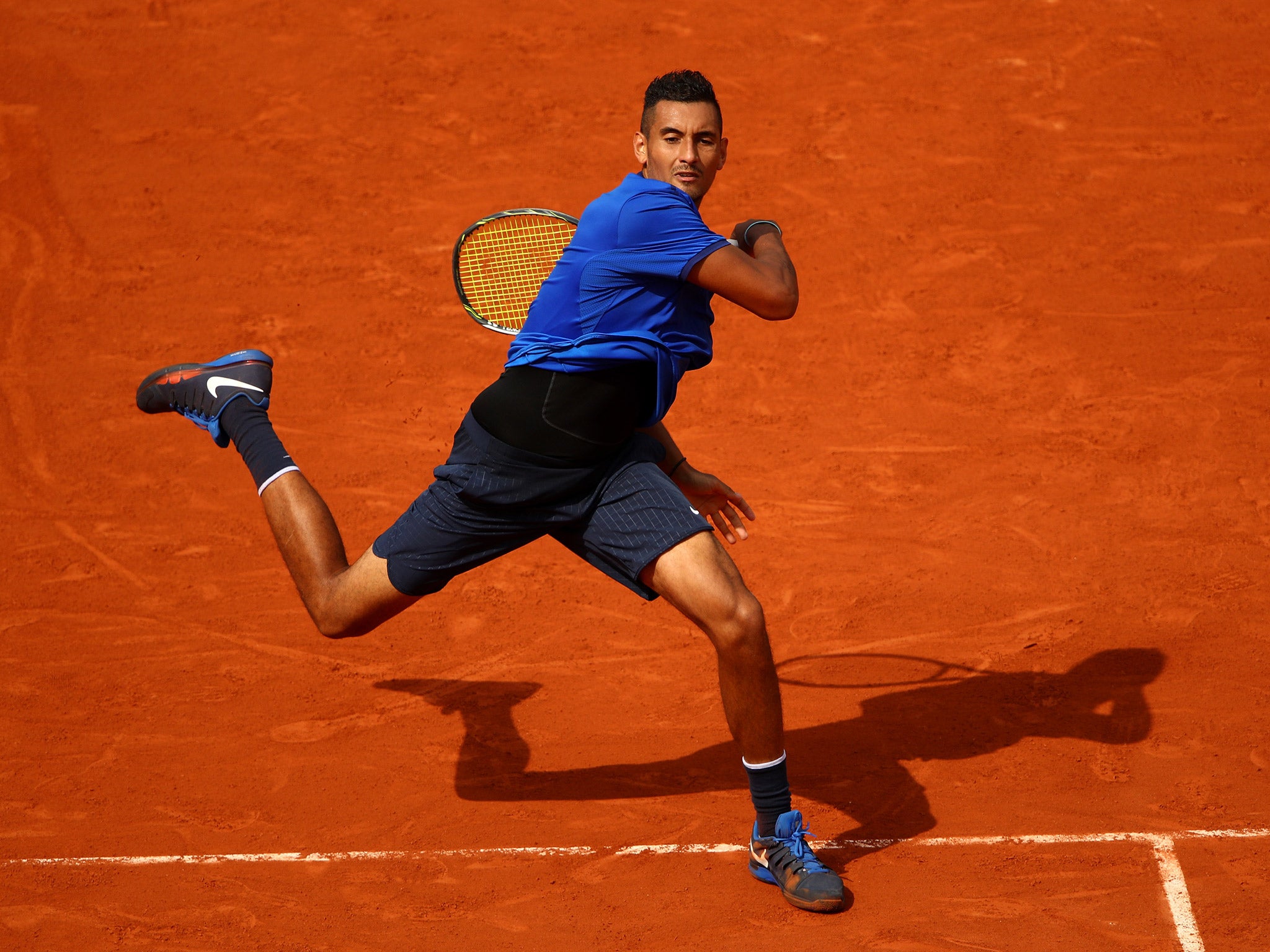 Nick Kyrgios was knocked out by Richard Gasquet in the French Open third round