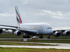 Dubai airport fire: Emirates plane in flames on runway after 'crash landing'