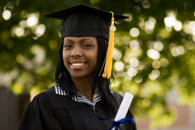 A higher percentage of black women is enrolled in college than any other racial or gender group