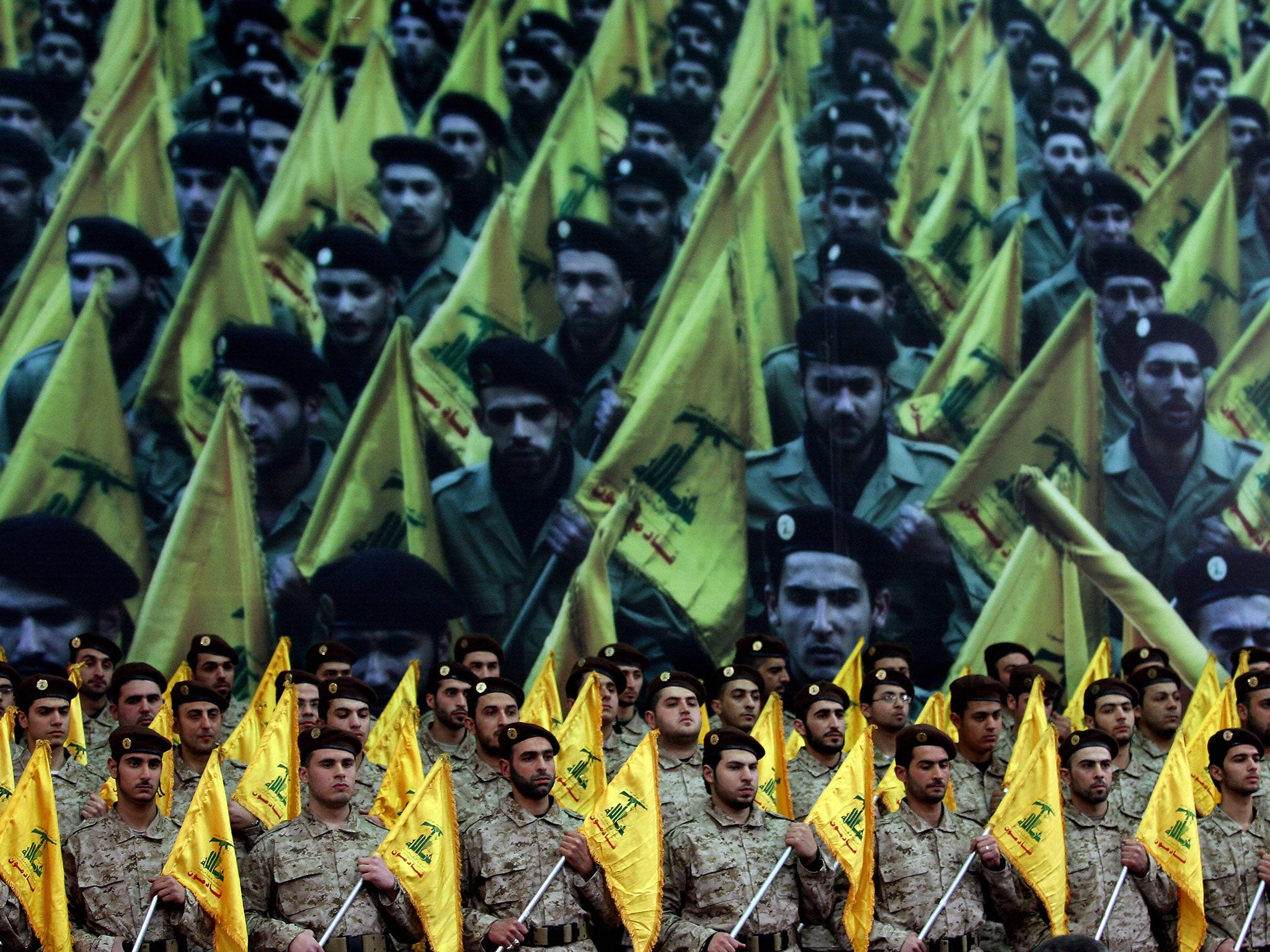 Iran is accused of 'providing a range of support, including financial, training, and equipment' to organisations such as Lebanon's Hezbollah