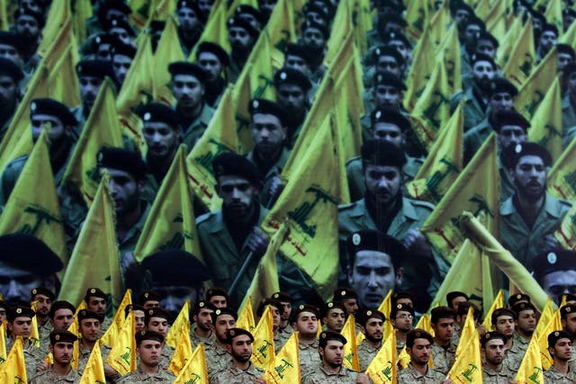Iran is accused of 'providing a range of support, including financial, training, and equipment' to organisations such as Lebanon's Hezbollah