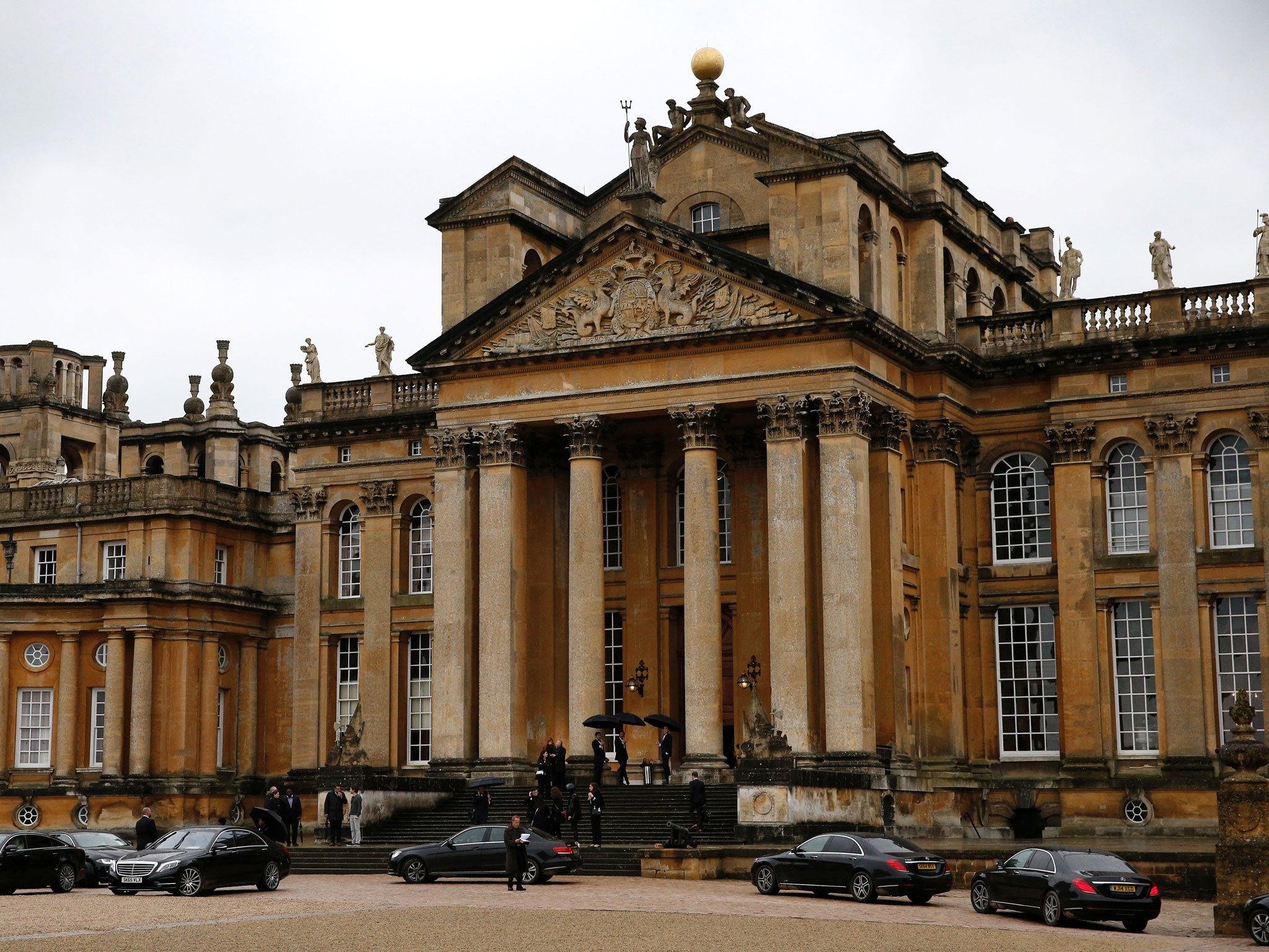 Blenheim Palace prior to the Dior Cruise show on Tuesday