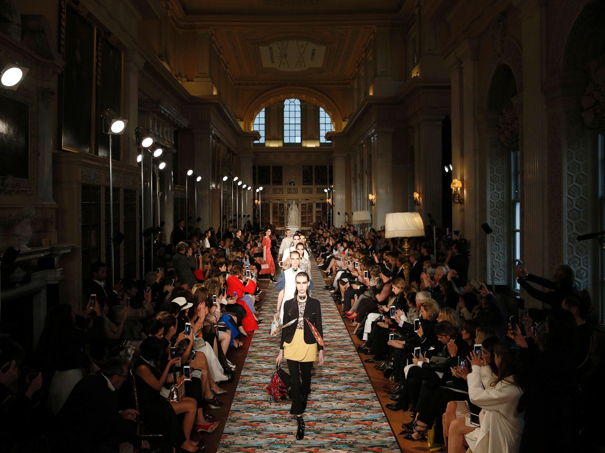 Dior's 2017 Cruise collection was shown at Blenheim Palace