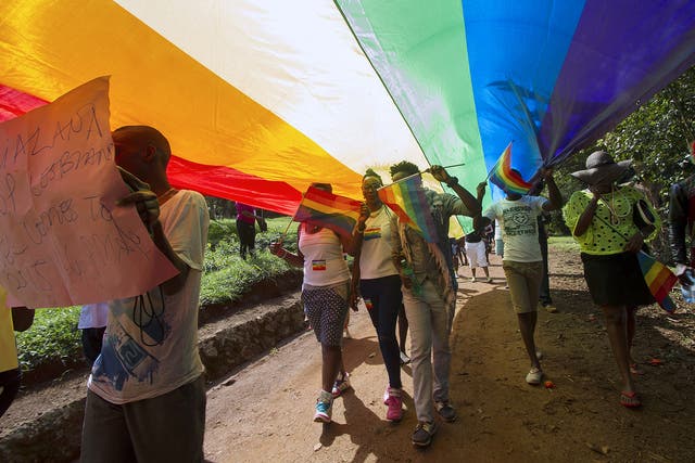 Uganda has notoriously draconian anti-homosexuality laws with 'offenders' facing life imprisonment
