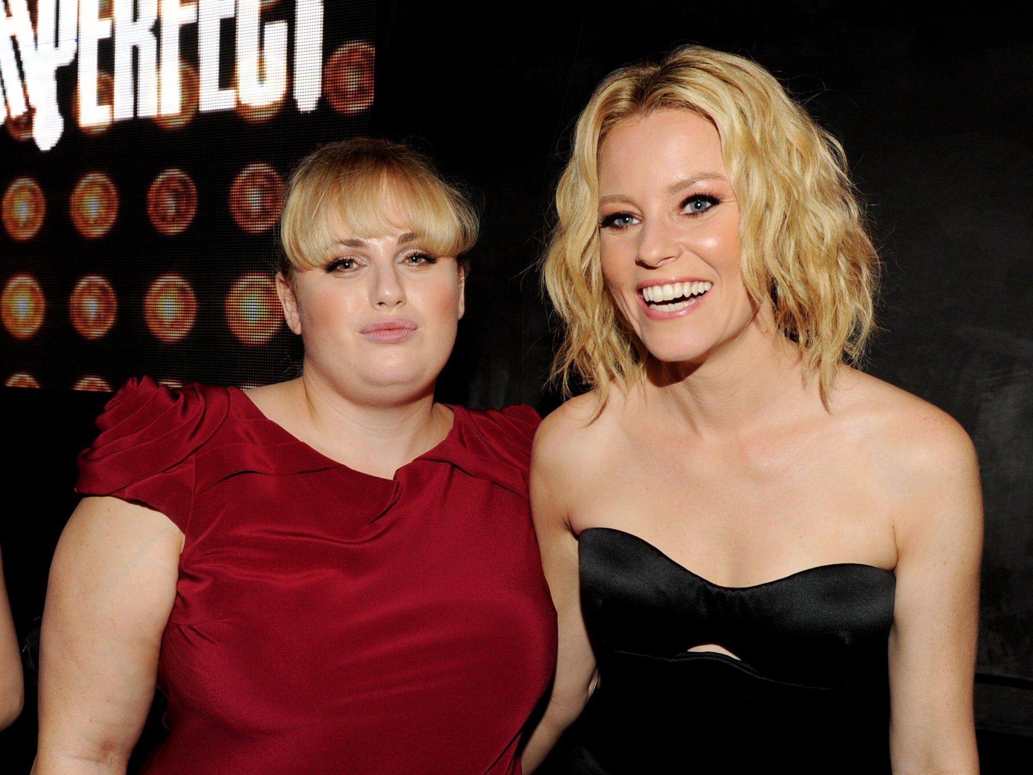 Elizabeth Banks and Rebel Wilson at the first Pitch Perfect premiere Kevin Winter/Getty
