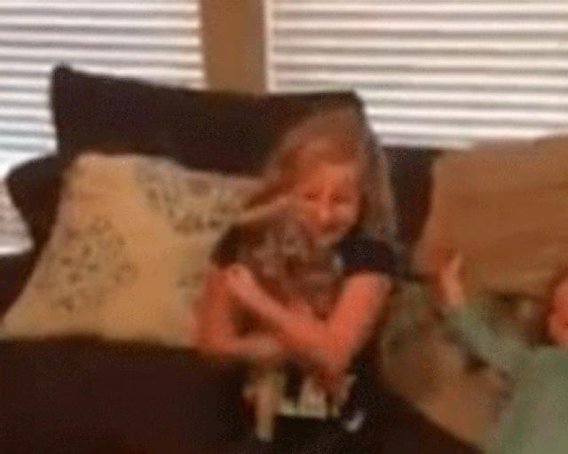 Thousands of people have shared the video of the girl from Texas as she receives her present