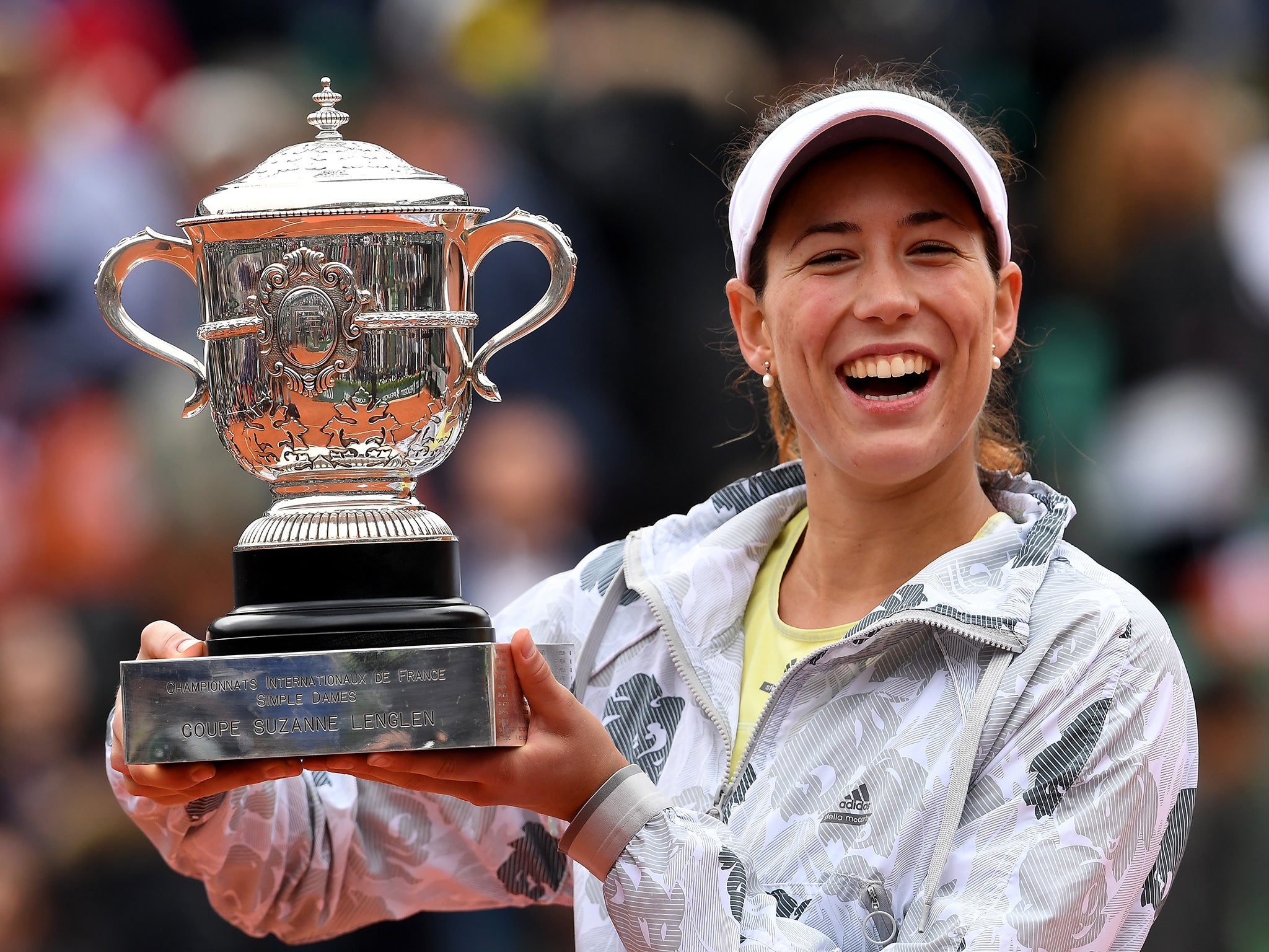 Muguruza put the disappointment of defeat in last year’s Wimbledon final behind her