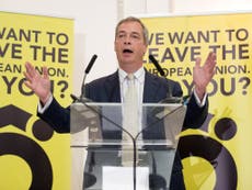 Nigel Farage claims migrant sex attacks will be 'nuclear bomb' of EU referendum campaign