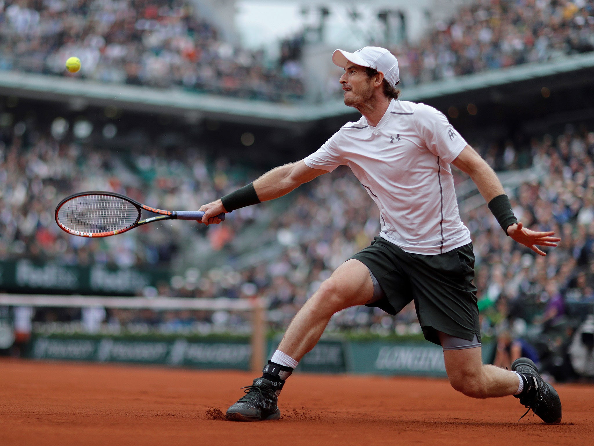 Andy Murray began well before succumbing to Djokovic in Sunday's final in Paris