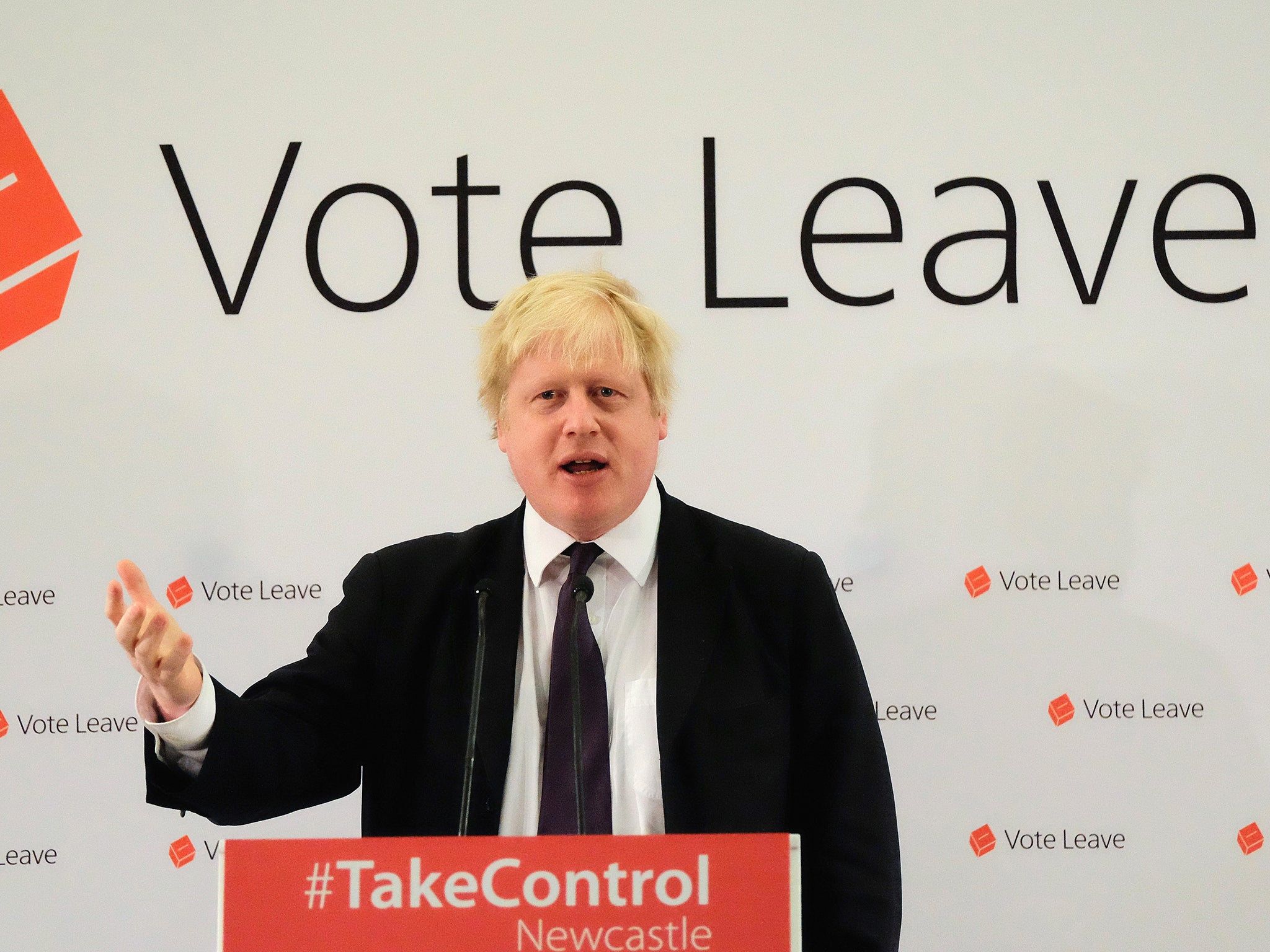 Boris Johnson said the bill for staying in the EU would increase