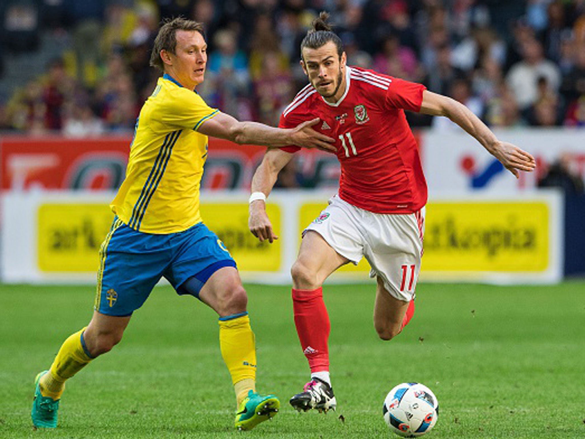 &#13;
Gareth Bale made his first Wales appearance in eight months, as a substitute (Getty)&#13;