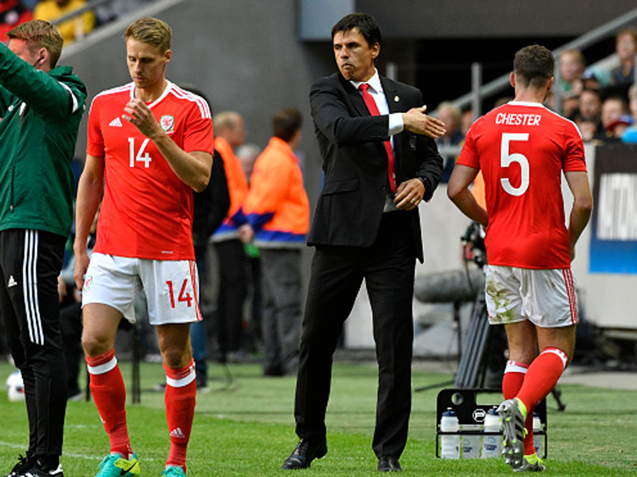 Chris Coleman saw his side complete their Euro preparations with a comprehensive defeat in Sweden (Getty)
