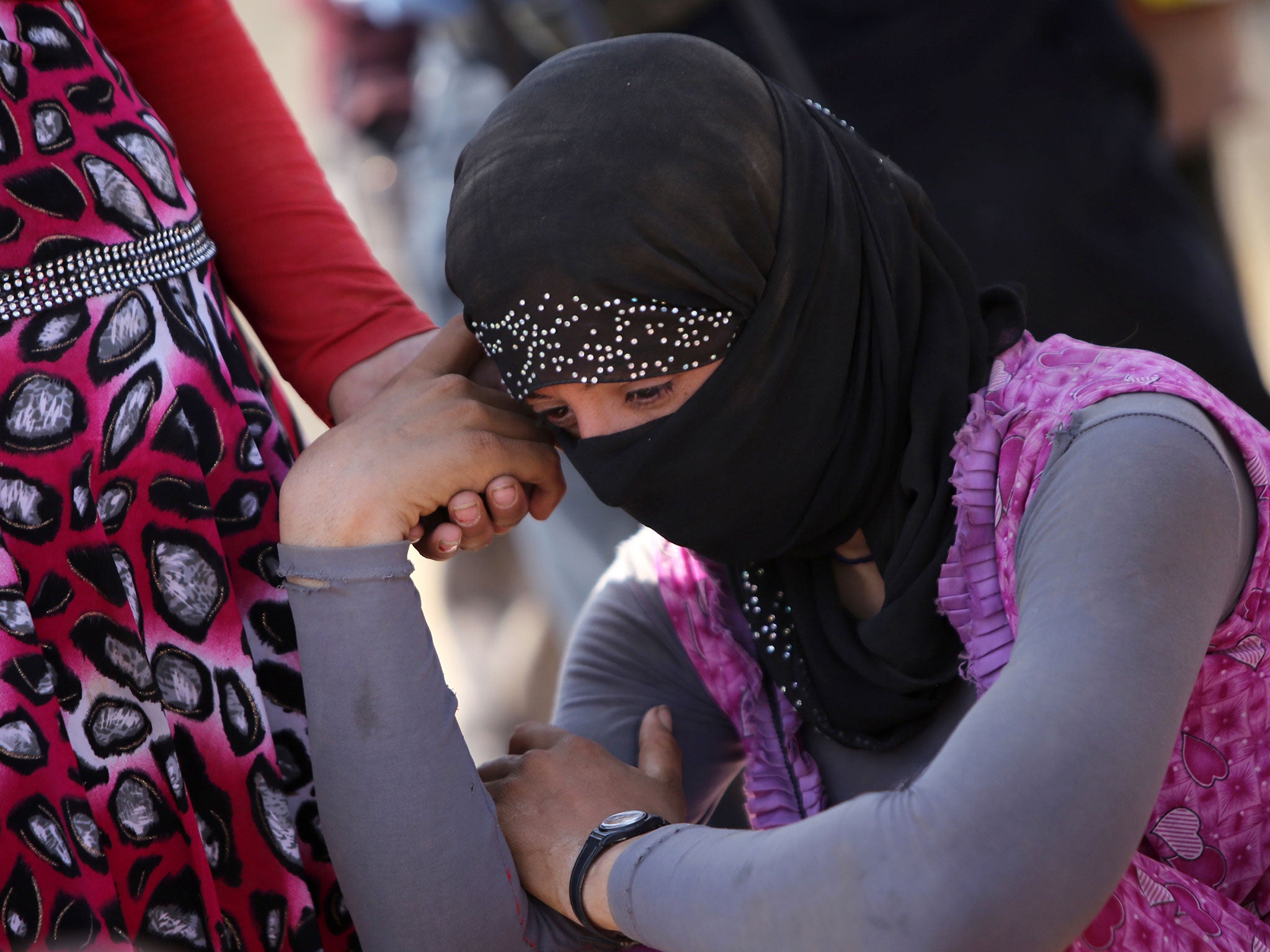 Thousands of Yazidi women were taken captive when Isis seized control of Sinjar, Iraq, in August 2014 (AHMAD AL-RUBAYE/AFP/Getty Images)