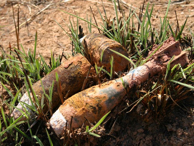 Unexploded bombs from World War Two still pose a risk