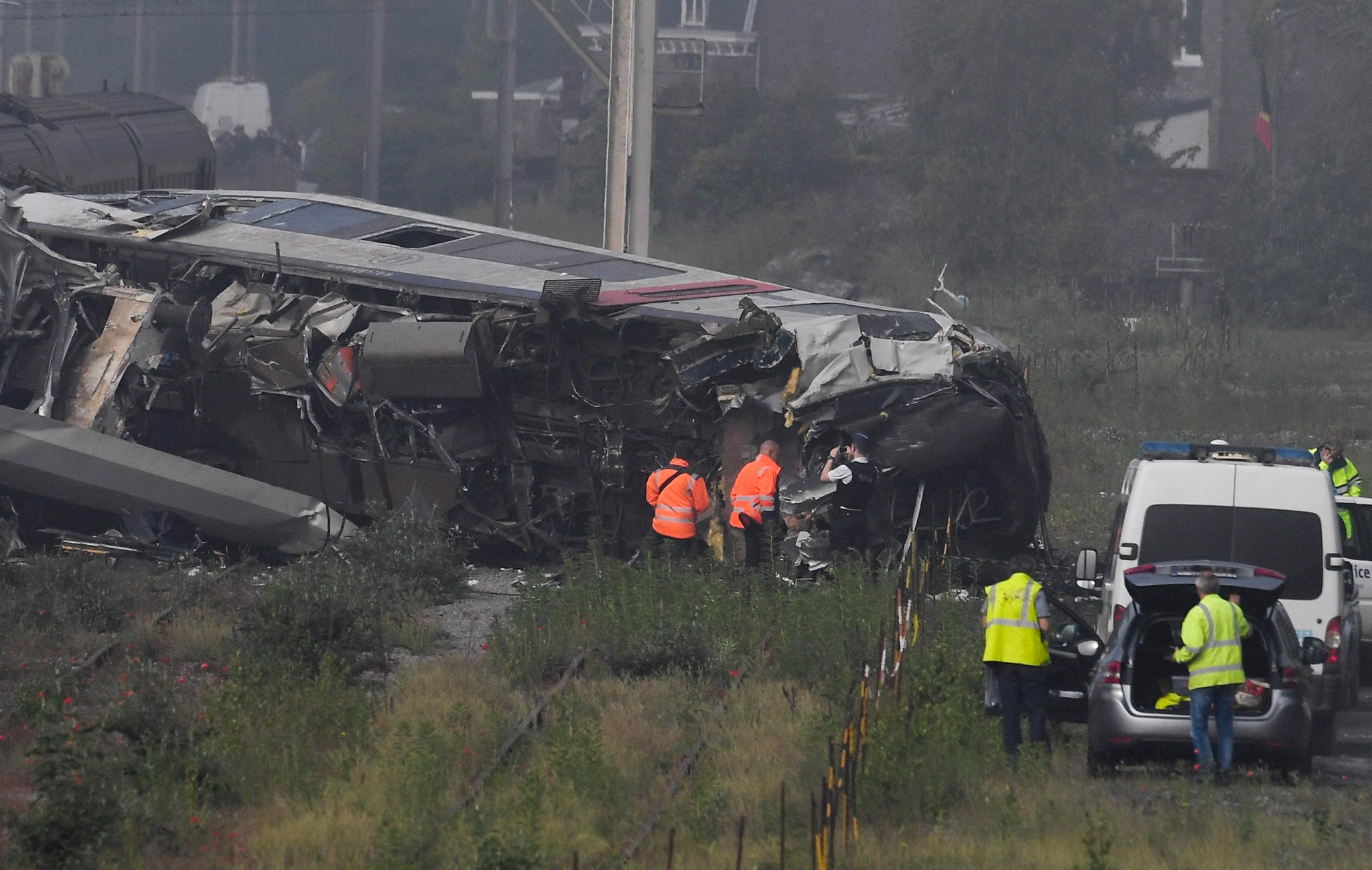 Some of the nine injured people taken to hospital were in a critical condition