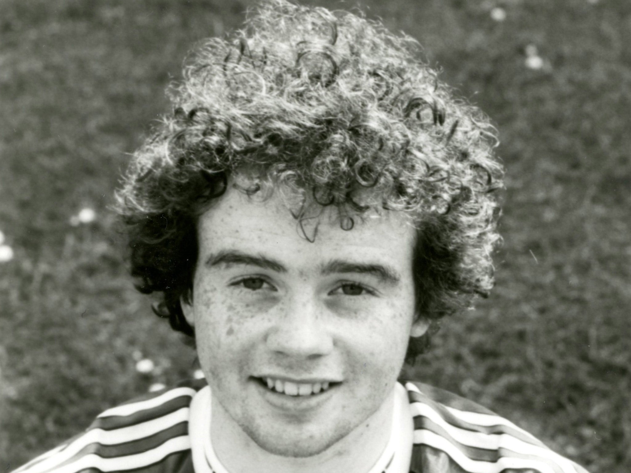 Former Manchester United player Adrian Doherty, pictured in 1990