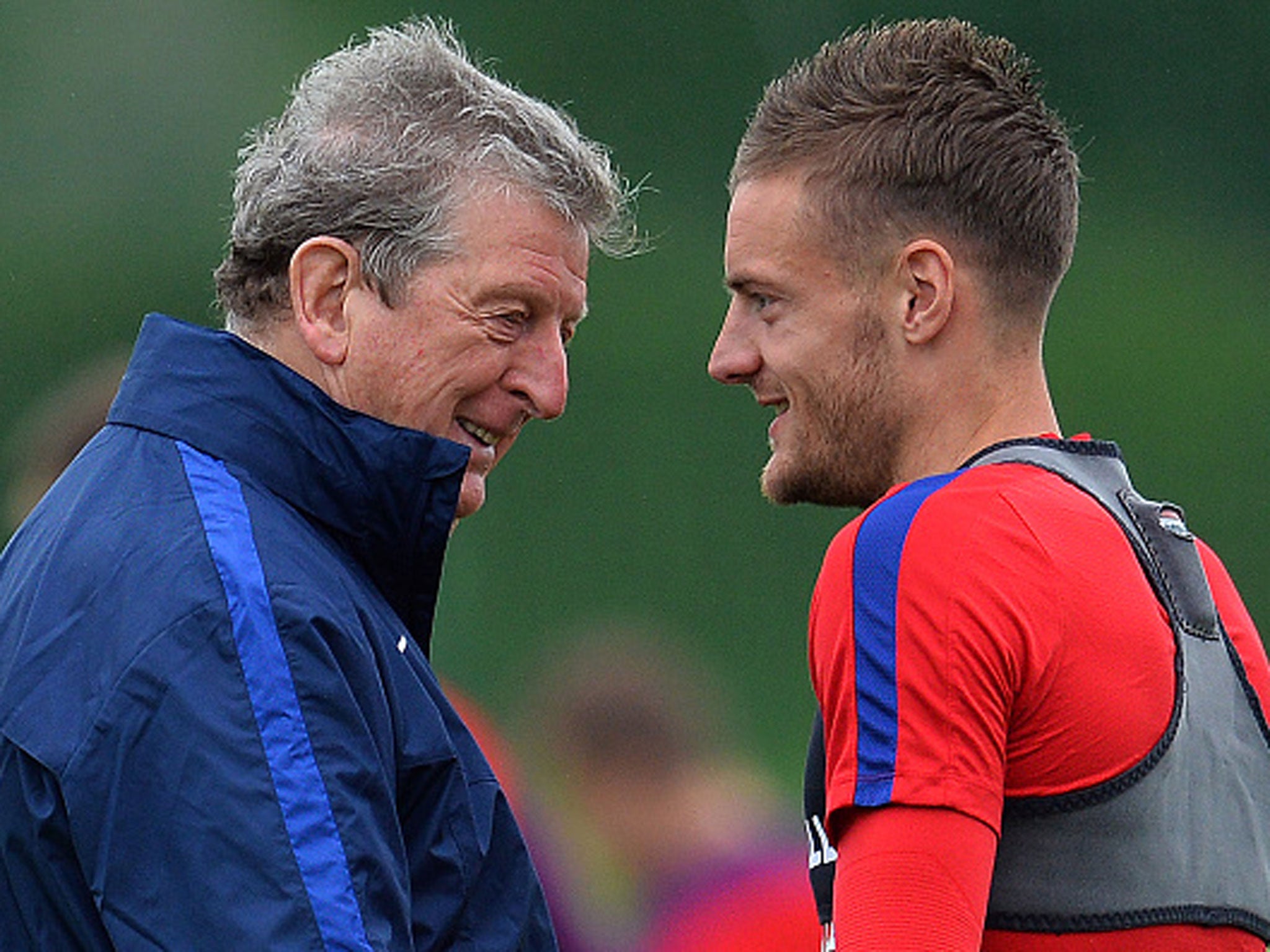 Roy Hodgson wants Jamie Vardy to forget his potential move to Arsenal and focus on Saturday's Euro 2016 opener against Russia (Getty)