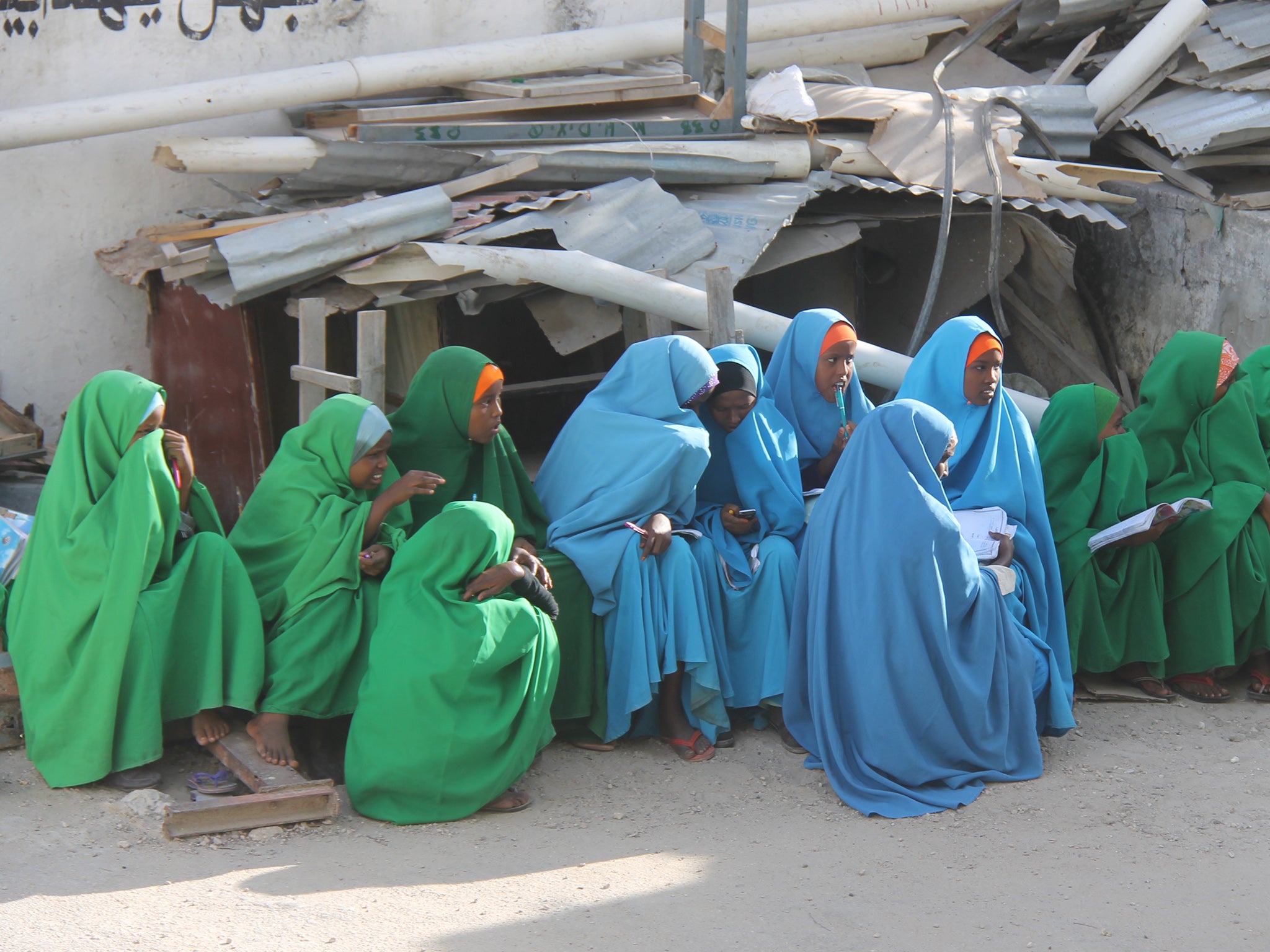 Young girls in Somalia. An estimated 98 per cent of women and girls aged 15-49 in the country have been cut