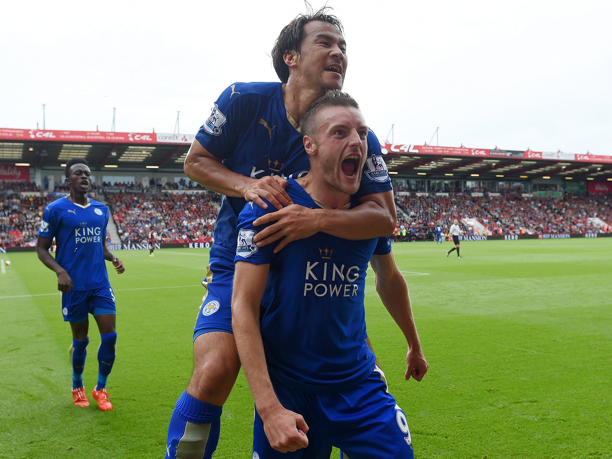 Jamie Vardy to Arsenal: Shinji Okazaki backs Leicester striker to be a  success with the Gunners if he seals move | The Independent | The  Independent