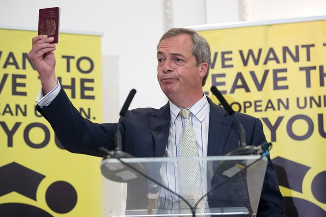 Nigel Farage has accused of trying to 'convert fear into votes whatever the cost'