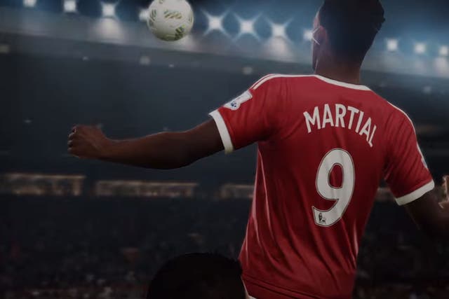 A still from the new Fifa 17 reveal trailer