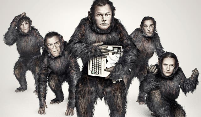 The 'Power Monkeys' creators believe now is the perfect time to produce their topical, political sitcom. 'Everywhere you look, there is this sense of uncertainty and risk,' Andy Hamilton said