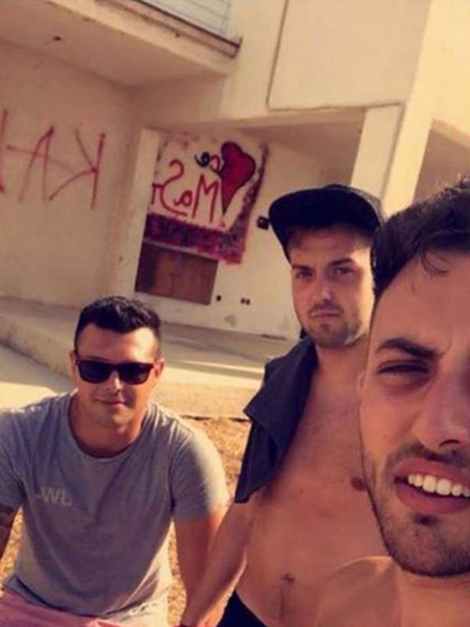 Lewis Ellis, James Wallman and Alex McCormick work as holiday reps in Cyprus