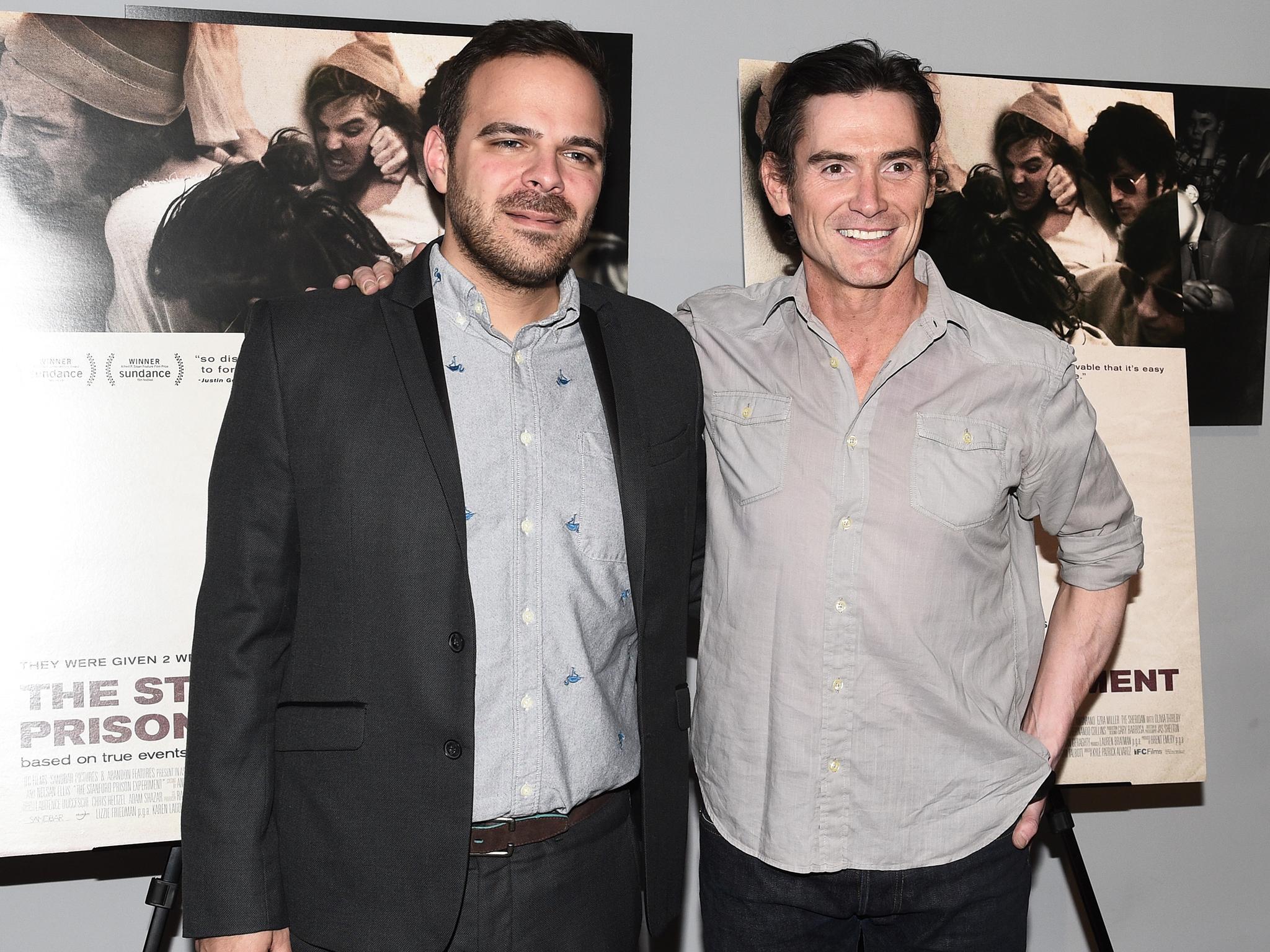 Director Kyle Patrick Alvarez, left, and actor Billy Crudup