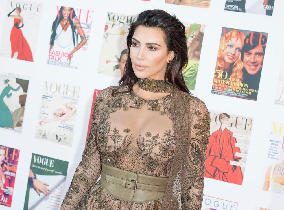 An ample cleavage, like that sported by Kim Kardashian, has been declared 'over' by the fashion bible Vogue