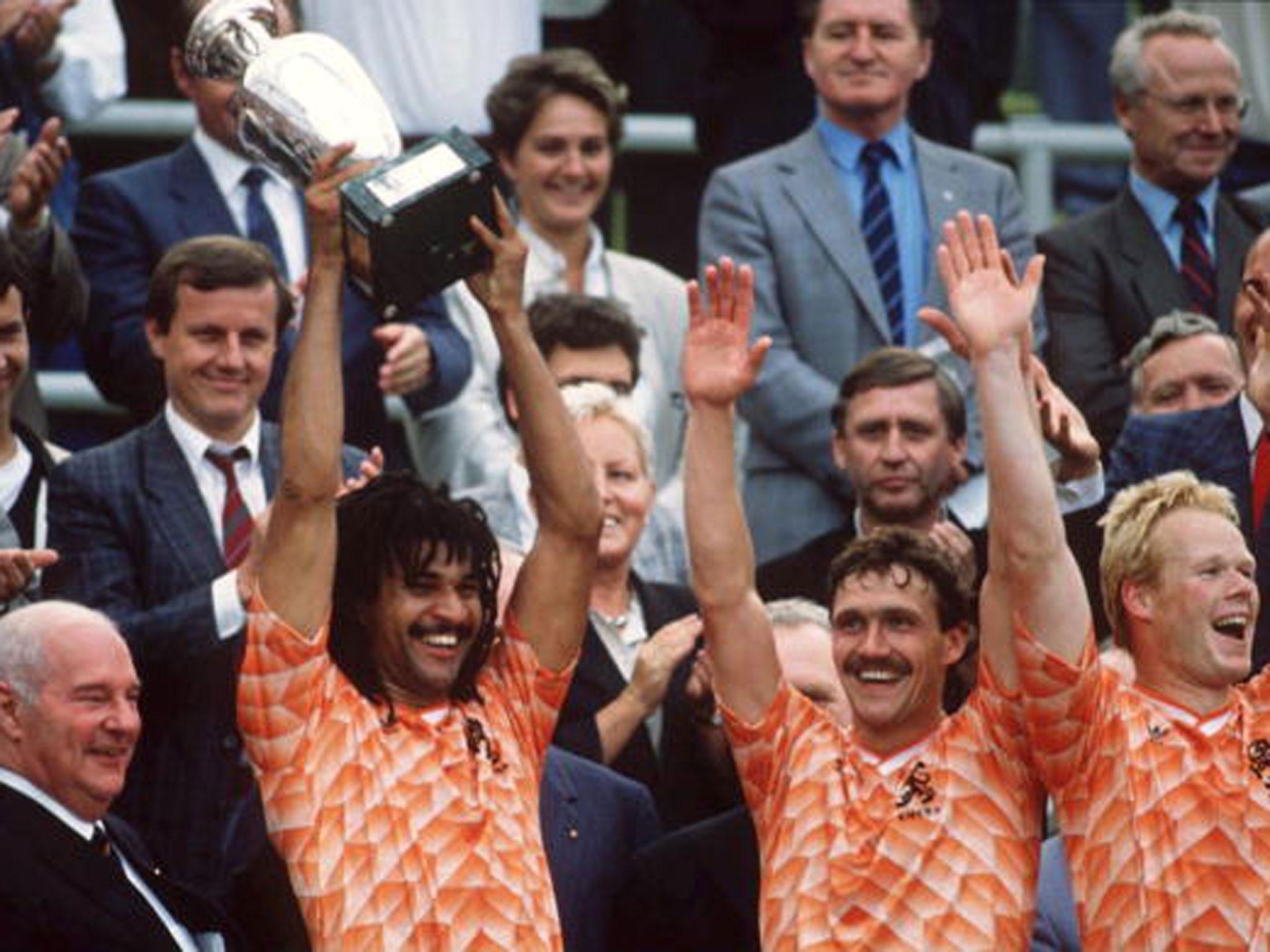 The Netherlands are the only side to win the European Championship after losing their opening match, Ruud Gullit lifting the trophy in 1988 despite Soviet defeat (Getty)