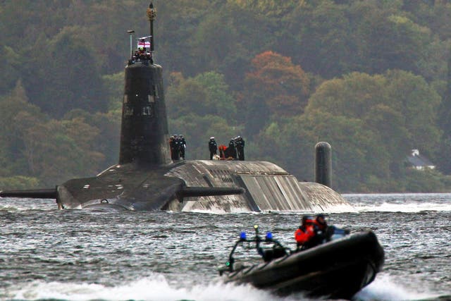 A vote on the renewal of the Trident fleet will take place in Parliament 