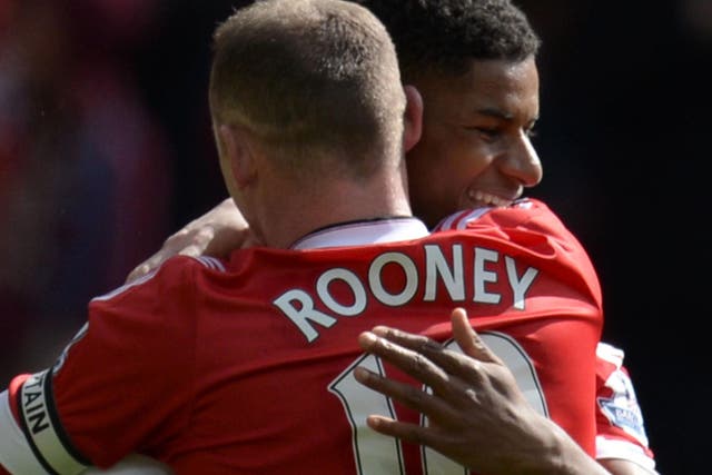Rooney has witnessed Rashford's rise at club level