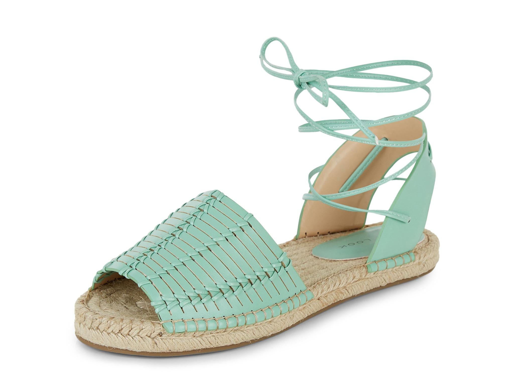 Browse Fashionable Green Heeled Sandals for Women | Very UK