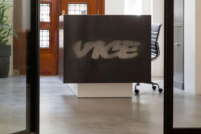 Vice's graffiti logo helps it to cement its anti-establishment roots